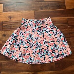 Floral Skater Skirt